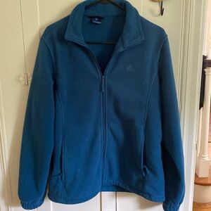 Women’s Fleece full-zip jacket, size large.
